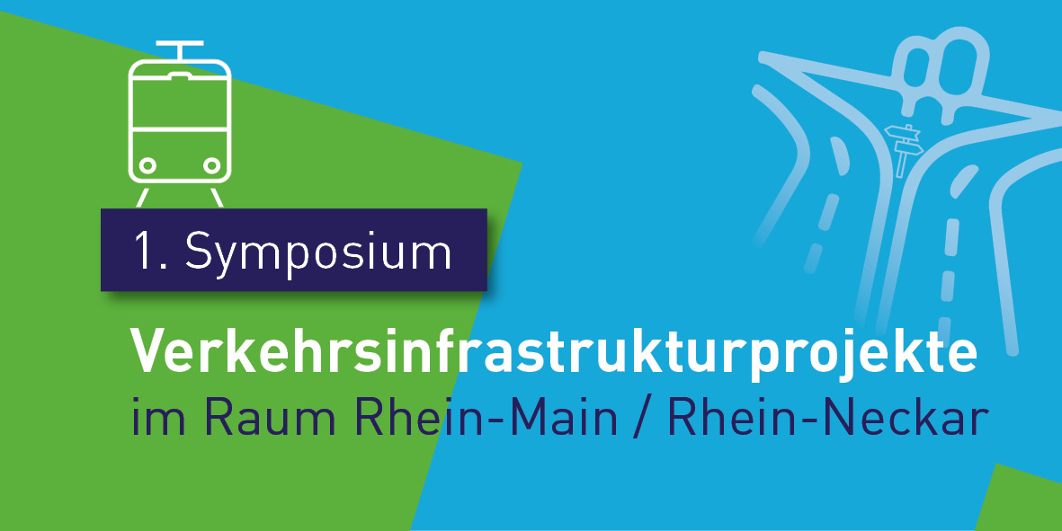 Banner zur Ankündigung des ersten Verkehrsinfrastruktursymposiums 