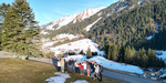 Vor dem Darmstädter Haus mit Blick Richtung Kanzelwand