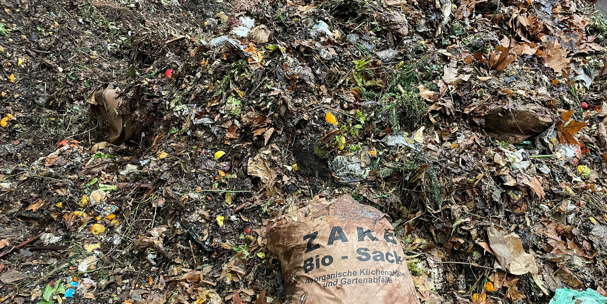 Das Inputmaterial: Biomüll aus dem Einzugsgebiet der Anlage