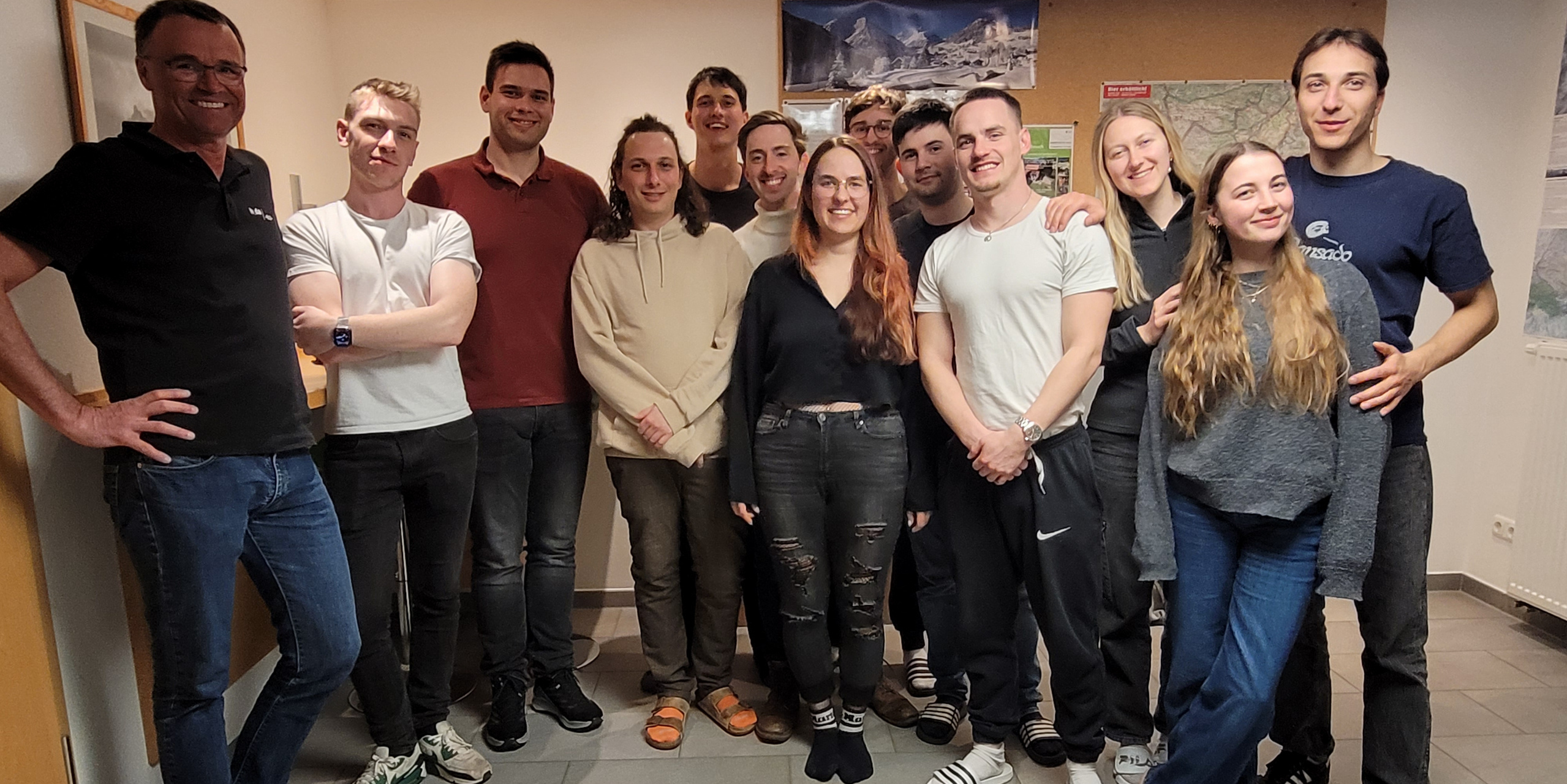 Im Darmstädter Haus vor unserem Seminarraum