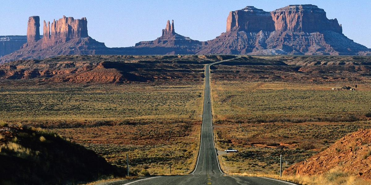 Straße in Arizona, USA