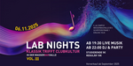 Für die LAB NIGHTS Vol. III am 06.11. in der Wasserbauhalle startet der Vorverkauf im September