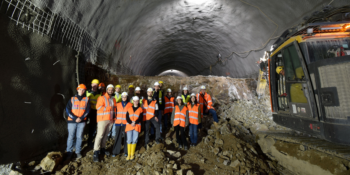 Strossenvortrieb Tunnel Kisselhöhe