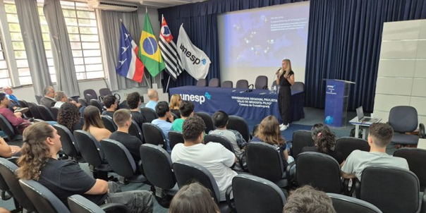 Vortrag vor Studierenden der UNESP in Guaratinguetá, Sao Paulo, über ein Studium an der h_da