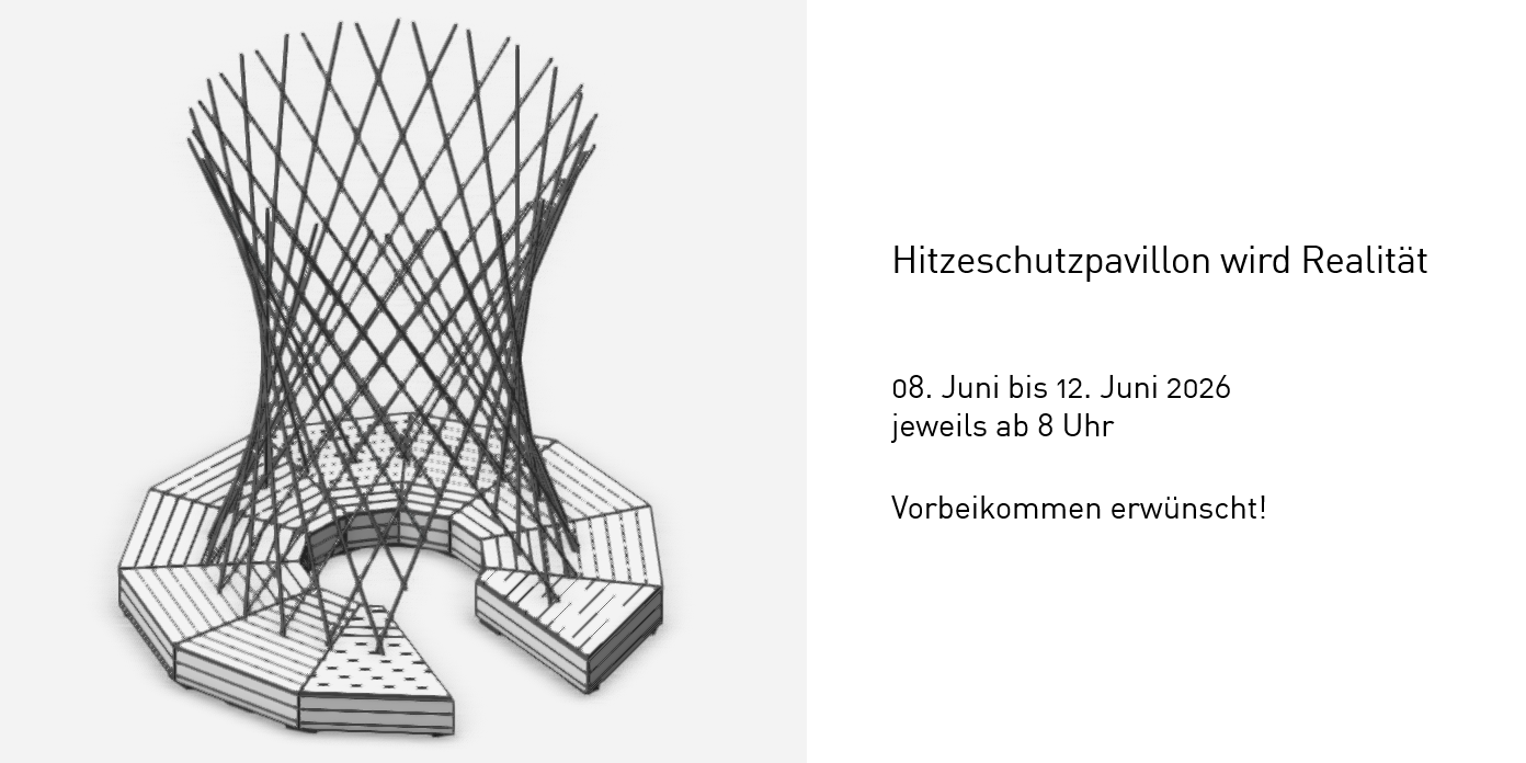 Projekt Hitzeschutzpavillon mit Nebeldüsen