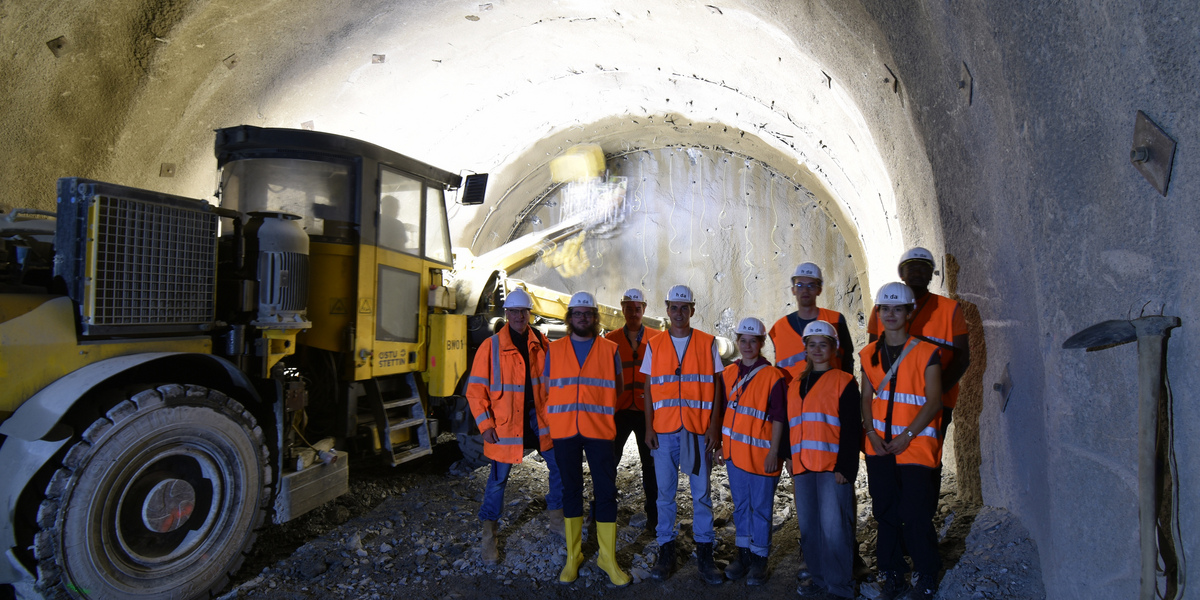 Konventioneller Vortrieb Rettungsstollen Tunnel Landeck